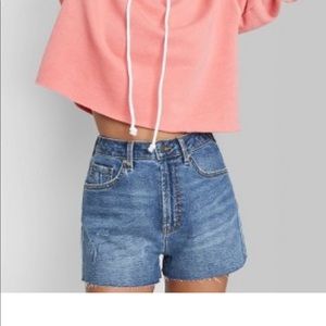 NWT Women’s High Rise Cut-off Mom Shorts |size 6/28